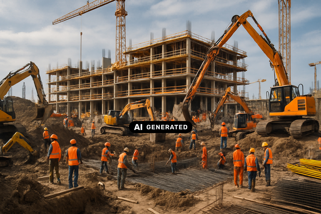 Baustelle AI-Generated Image